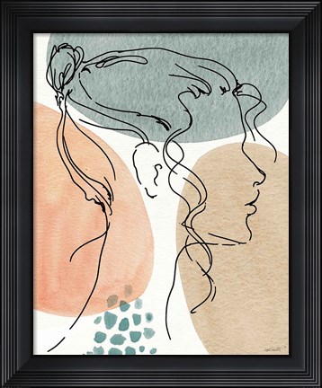 Framed Soft Figures VI Print