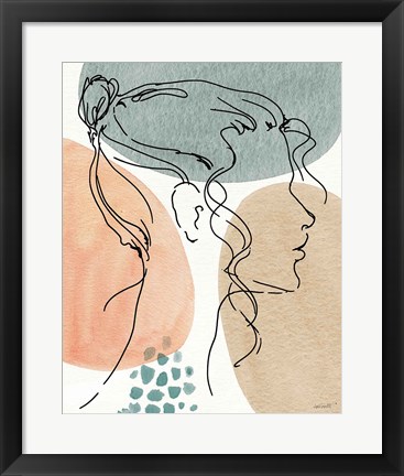 Framed Soft Figures VI Print