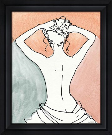 Framed Soft Figures V Print