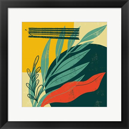 Framed Mid Century Modern IV Print