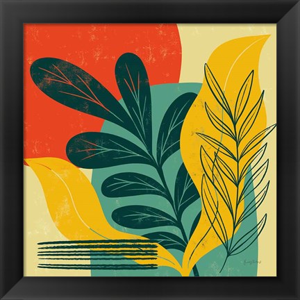 Framed Mid Century Modern III Print