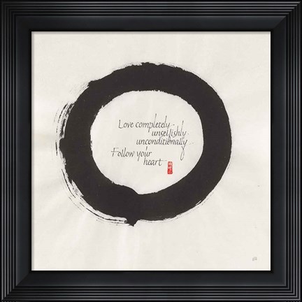 Framed Love Completely Print