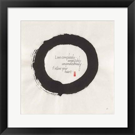 Framed Love Completely Print