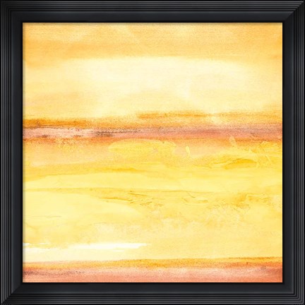 Framed Golden Sands III Print
