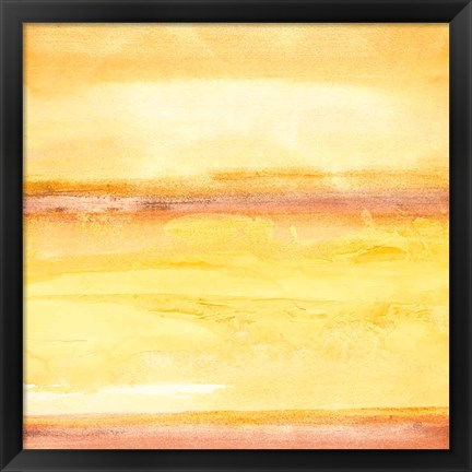 Framed Golden Sands III Print