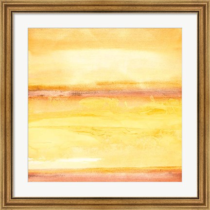 Framed Golden Sands III Print