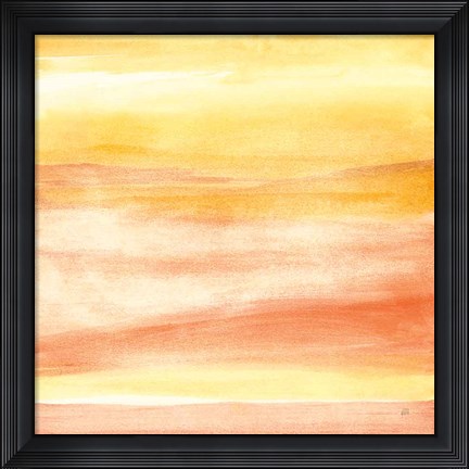 Framed Golden Sands II Print