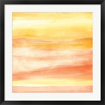 Framed Golden Sands II Print