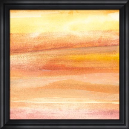 Framed Golden Sands I Print