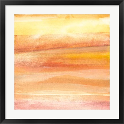 Framed Golden Sands I Print