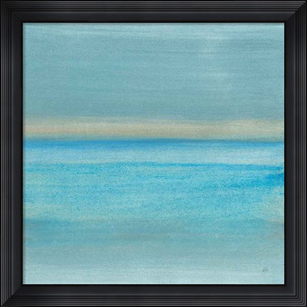 Framed Coastal Abstraction VI Print