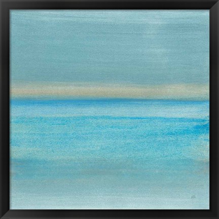 Framed Coastal Abstraction VI Print