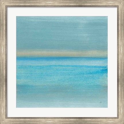 Framed Coastal Abstraction VI Print