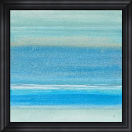 Framed Coastal Abstraction V Print
