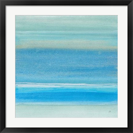 Framed Coastal Abstraction V Print