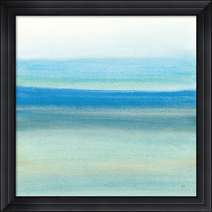 Framed Coastal Abstraction IV Print