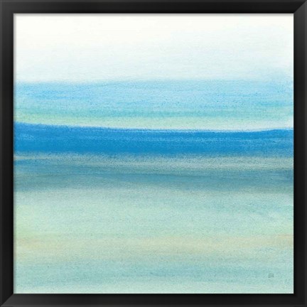 Framed Coastal Abstraction IV Print