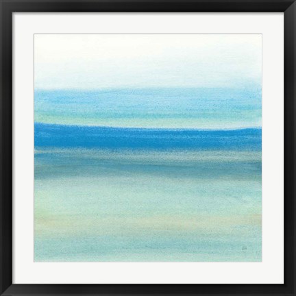 Framed Coastal Abstraction IV Print