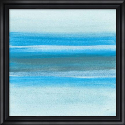 Framed Coastal Abstraction III Print