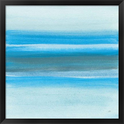 Framed Coastal Abstraction III Print