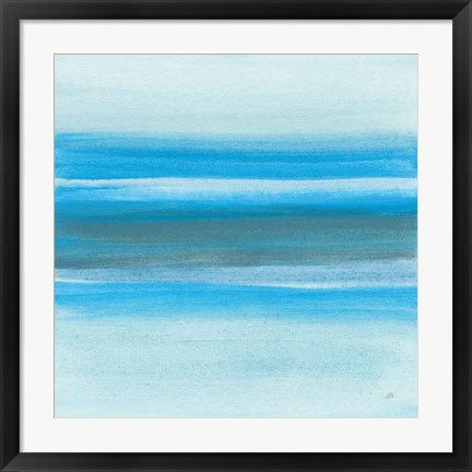 Framed Coastal Abstraction III Print