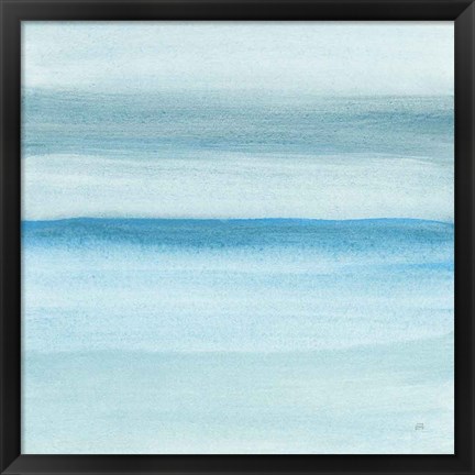 Framed Coastal Abstraction II Print