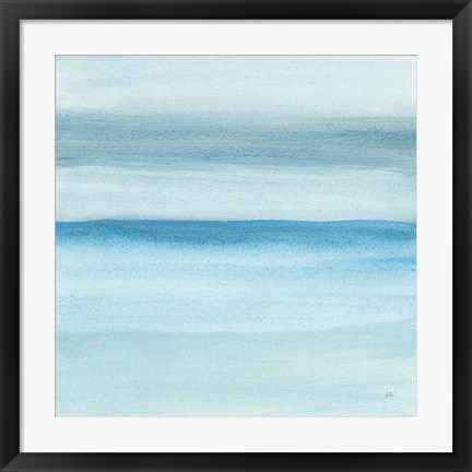 Framed Coastal Abstraction II Print