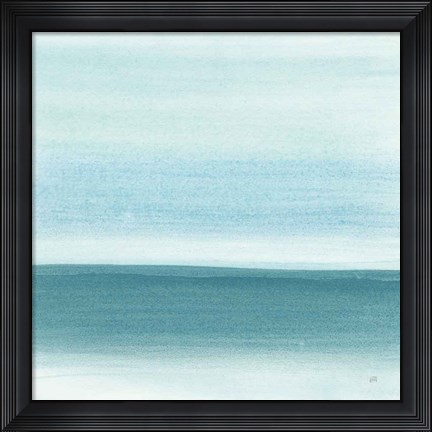Framed Coastal Abstraction I Print