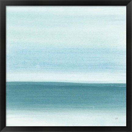 Framed Coastal Abstraction I Print