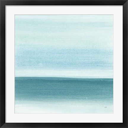 Framed Coastal Abstraction I Print