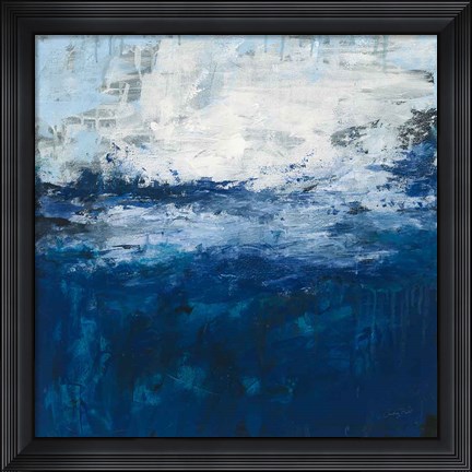 Framed Seaside Escape I Print