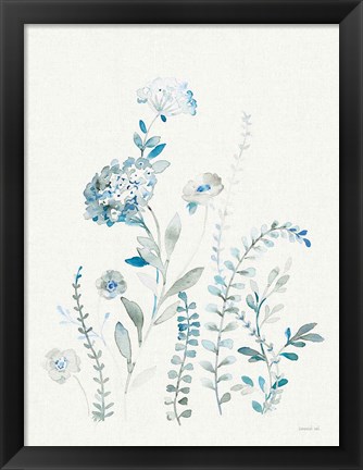 Framed Malmo Garden III Linen Print