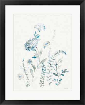 Framed Malmo Garden III Linen Print