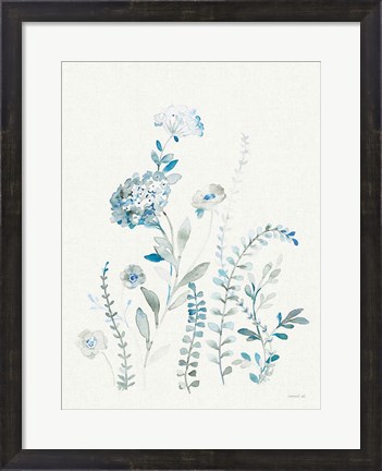 Framed Malmo Garden III Linen Print