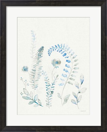 Framed Malmo Garden II Linen Print