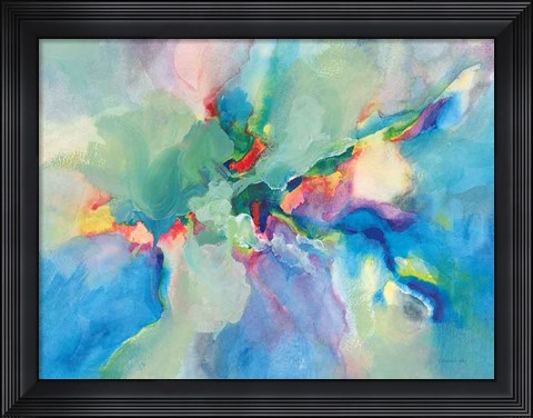 Framed Glimmers Print