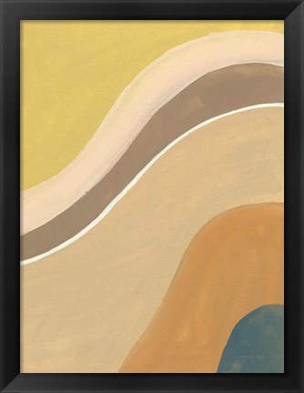 Framed Flowing II Print