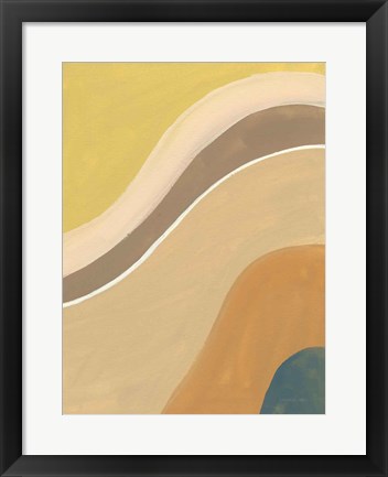 Framed Flowing II Print