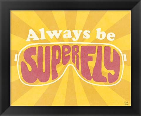 Framed Super Fly I Print