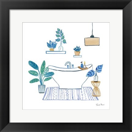 Framed Relax II Tan Print