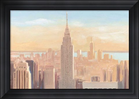 Framed Manhattan Dawn Print