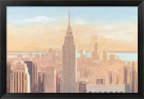 Framed Manhattan Dawn Print