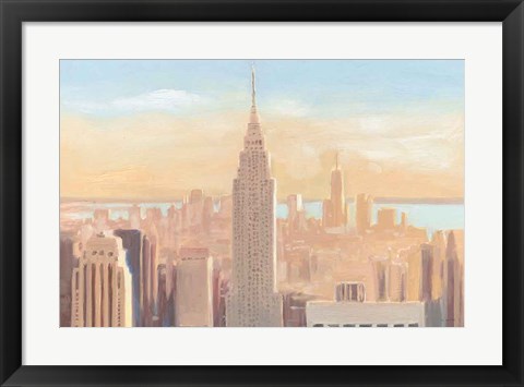 Framed Manhattan Dawn Print