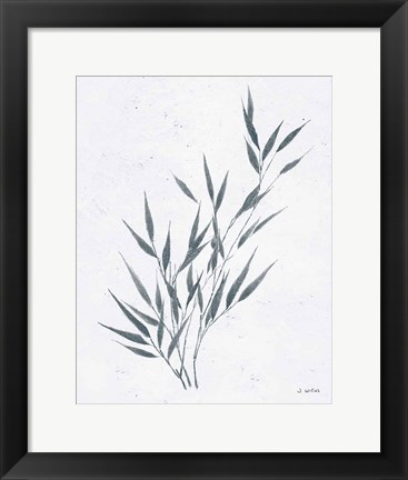 Framed Soft Summer Sketches III Blue Print