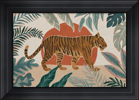 Framed Big Cat Beauty I Print