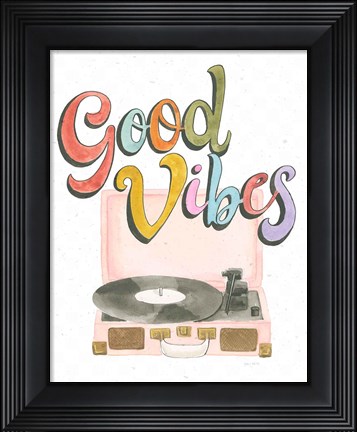 Framed Retro Vibes II Print