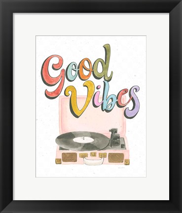 Framed Retro Vibes II Print