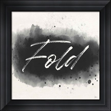 Framed Laundry Splash III Print