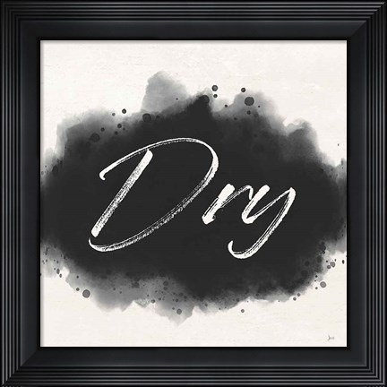 Framed Laundry Splash II Print