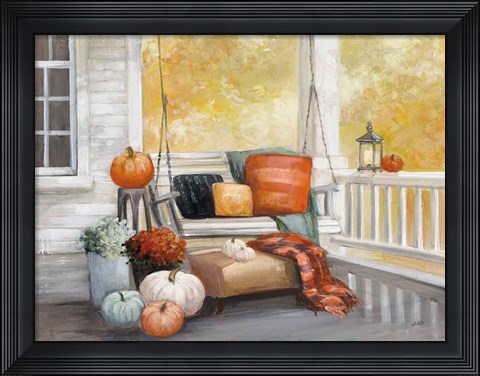 Framed October Porch Print